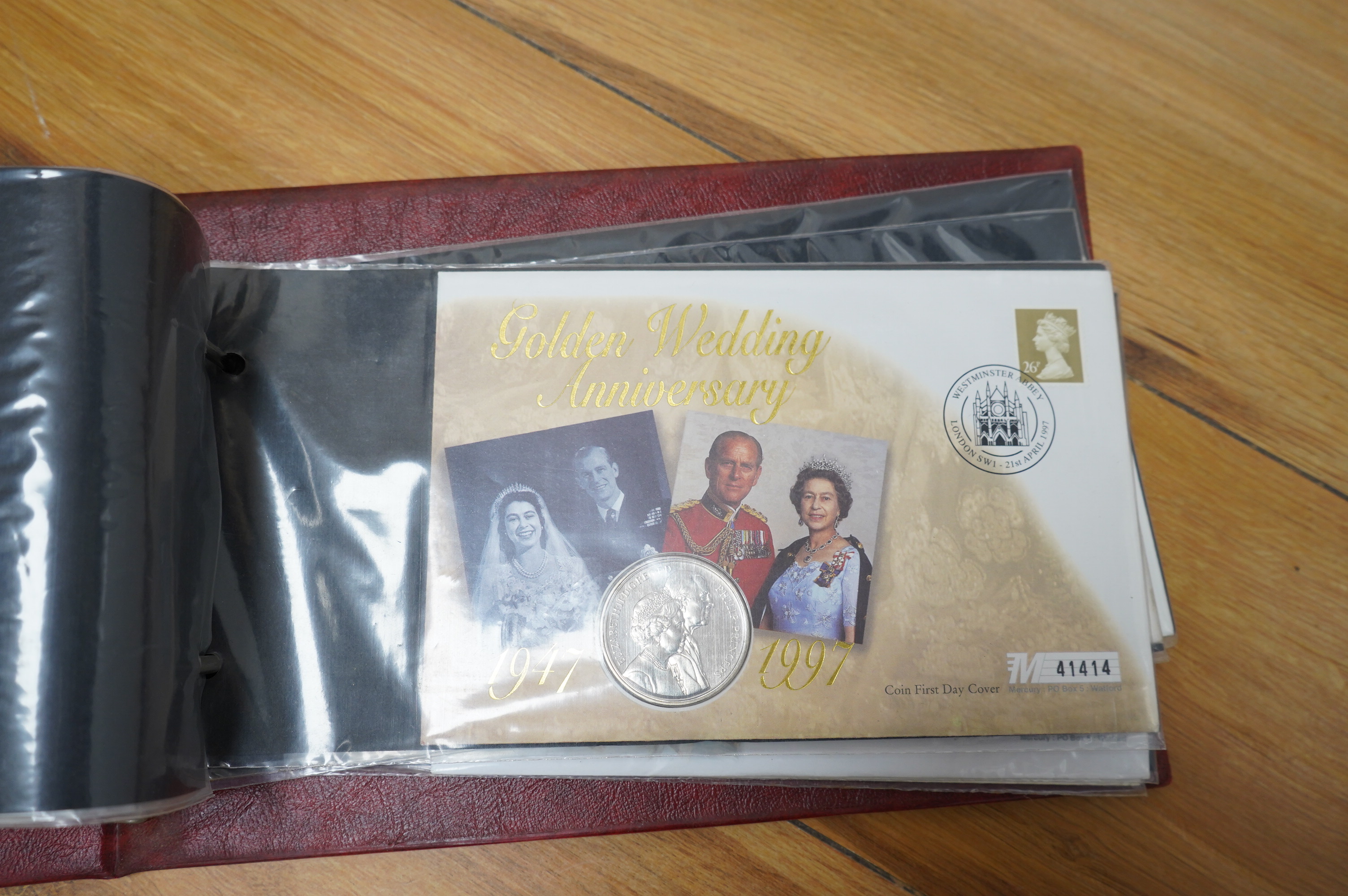 A collection of First Day Covers some relating to coins and medals including Royal Mint proof coin F.D.C's. Condition - fair to good